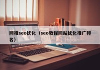 网推seo优化（seo教程网站优化推广排名）