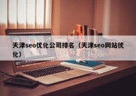 天津seo优化公司排名（天津seo网站优化）